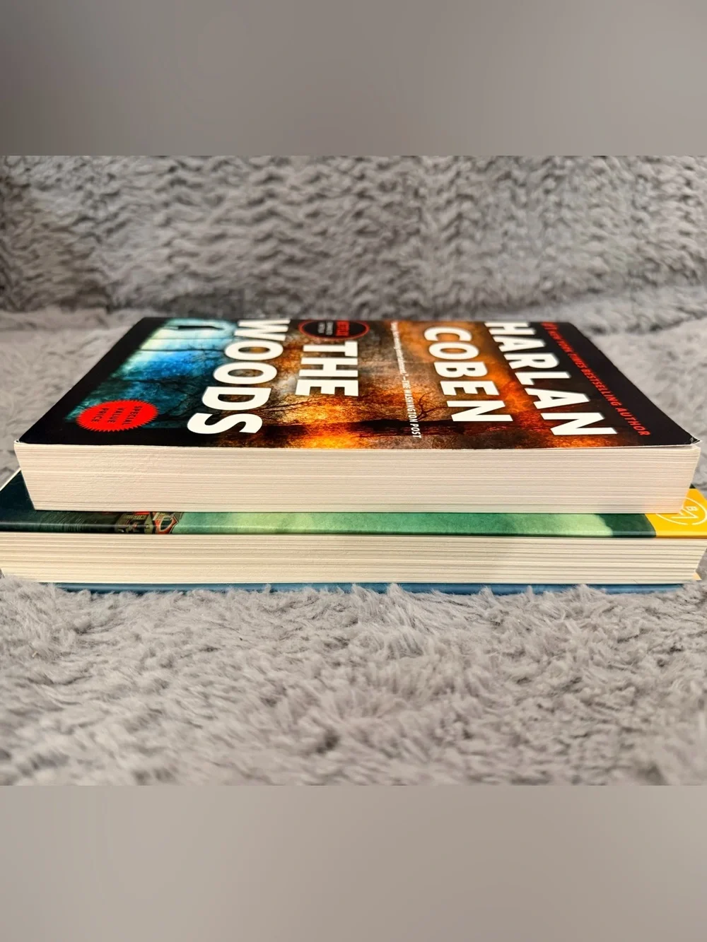 The Last Thing He Told Me (Hardcover) The Woods by Harlan Coben (Paperback)